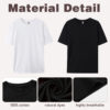 CARPESUN Custom T-Shirts Add Picture Photo Logo Text for Men Women Personalized Custom Tee Shirt Gifts Create Your Own Shirt, Black/White, M-3XL