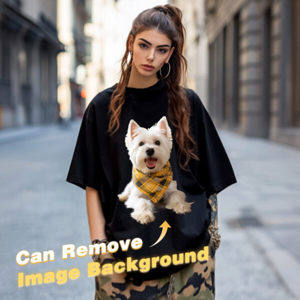 CARPESUN Custom T-Shirts Add Picture Photo Logo Text for Men Women Personalized Custom Tee Shirt Gifts Create Your Own Shirt, Black/White, M-3XL