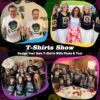 Custom T Shirts for Women Personalized T Shirts with Photo Text Logo Front & Back Printed Design Your Own Unisex Tee Gifts
