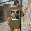 Custom T Shirts for Women Personalized T Shirts with Photo Text Logo Front & Back Printed Design Your Own Unisex Tee Gifts