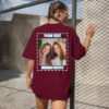 Custom T Shirts for Women Personalized T Shirts with Photo Text Logo Front & Back Printed Design Your Own Unisex Tee Gifts