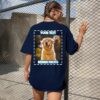 Custom T Shirts for Women Personalized T Shirts with Photo Text Logo Front & Back Printed Design Your Own Unisex Tee Gifts