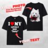 Custom I Heart Shirt, I Love My Girlfriend Boyfriend Custom T Shirts, I Love My Wife Husband Shirt