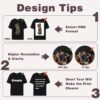 Custom T-Shirts for Men Women, Personalized Custom Shirts Ideas for Boyfriend Girlfriend-Design Your Own Graphic Tees w/Logo