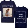 Custom T-Shirts for Men Women, Personalized Custom Shirts Ideas for Boyfriend Girlfriend-Design Your Own Graphic Tees w/Logo