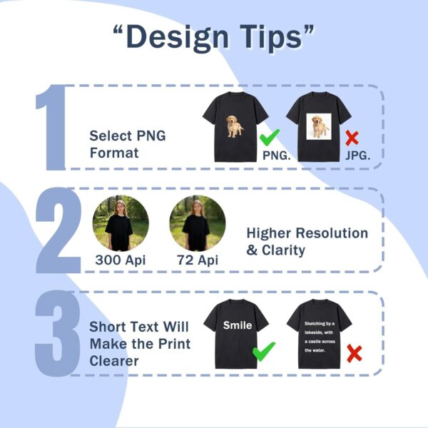 Custom T-Shirt Personalized Shirts for Men Women, Customized with Your Text Logo Black