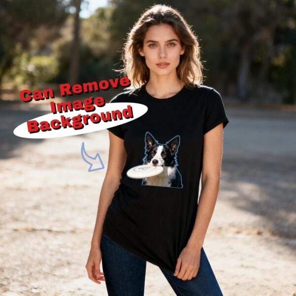 Custom T-Shirt Personalized Shirts for Men Women, Customized with Your Text Logo Black