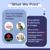 Custom T-Shirt Customize Your Own Design T-Shirt, Personalized Shirt for Boyfriend/Girlfriend with Your Text, Logo, Image