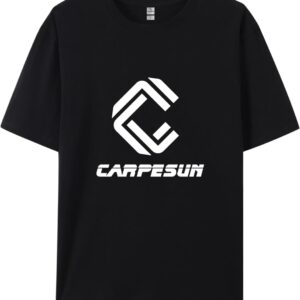 Black White T Shirts for Men, 100% Cotton Mens Basic Tees Crew Neck