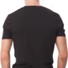 Black White T Shirts for Men, 100% Cotton Mens Basic Tees Crew Neck