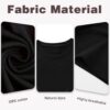Black White T Shirts for Men, 100% Cotton Mens Basic Tees Crew Neck