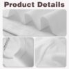Black White T Shirts for Men, 100% Cotton Mens Basic Tees Crew Neck