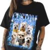 Custom Your Own Bootleg Rap T-Shirts Add Face Photo for Boyfriend Girlfriend Birthday Gift Black