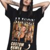 Personalized Bootleg Rap T-Shirts for Girlfriend Boyfriend - Custom Shirt Add Text Photo for Birthday Valentines Multi