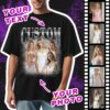 Custom Bootleg Rap T-Shirts with Photo & Text - Customized Gift Personalized Vintage T Shirts for Boyfriend & Girlfriend Multi