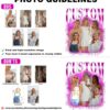 Custom Bootleg Rap T-Shirts with Photo & Text - Customized Gift Personalized Vintage T Shirts for Boyfriend & Girlfriend Multi
