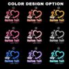 Custom I Love My Boyfriend Girlfriend T-Shirts, Custom Face Shirt for Birthday Valentine Day Black
